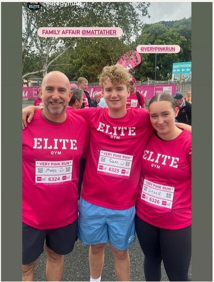 Charity run with kids